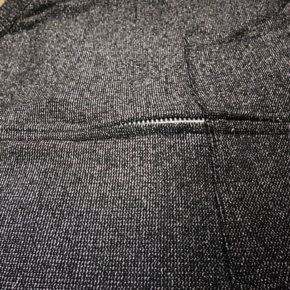 Charcoal Sparkle Hooded Zip Up Sleeveless Top, Women's XS [NWT!] - Picture 4 of 8